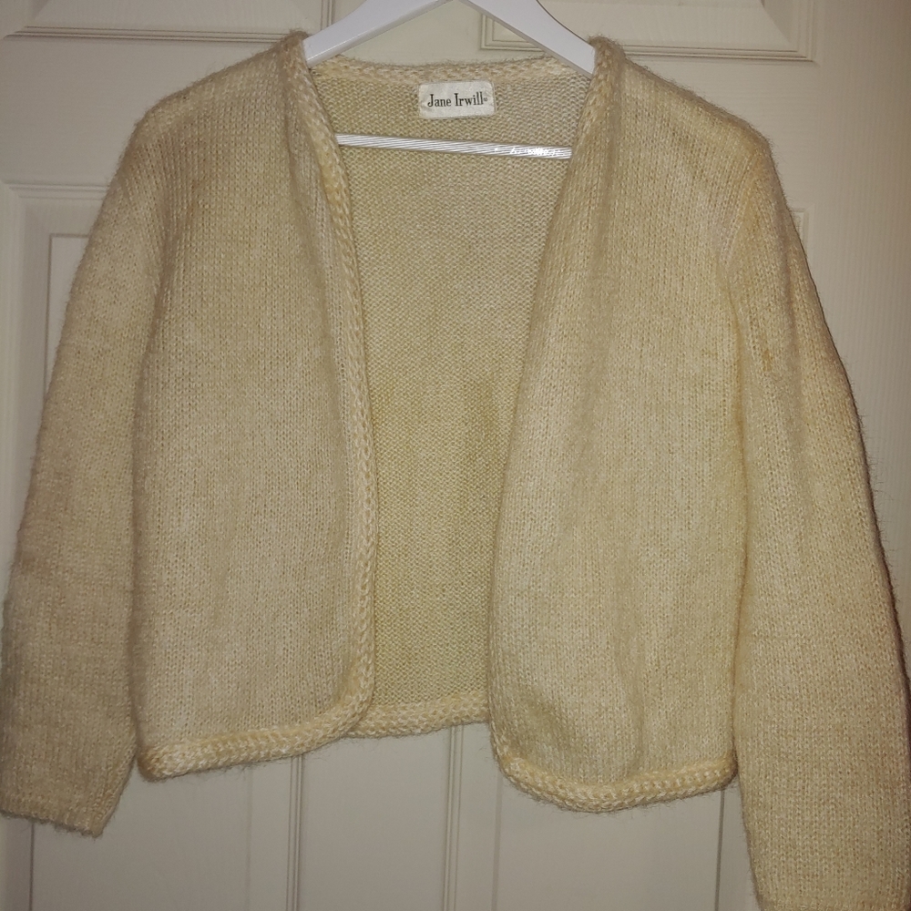 Vintage mohair cropped cardigan